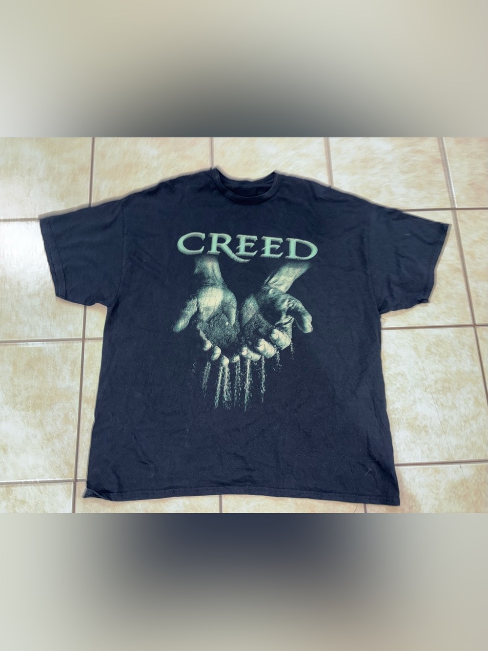 Creed music band Men's Black Graphic Band T-Shirt 2XL